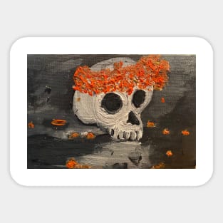 Dia de los muertos skull Sticker